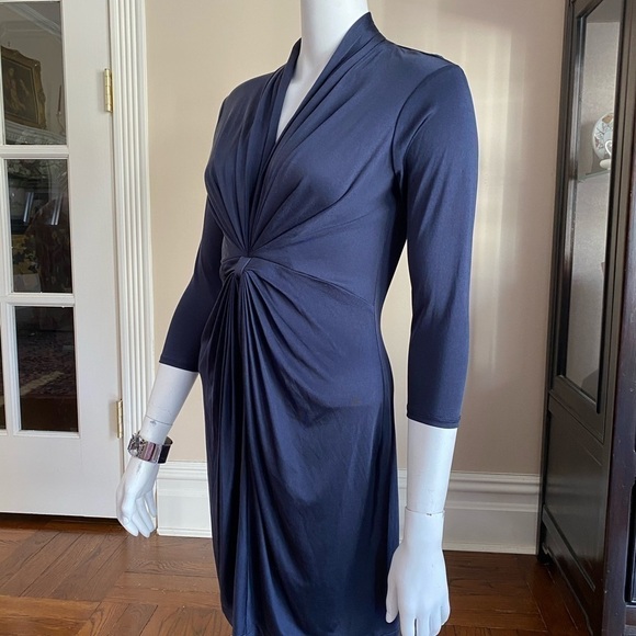 Catherine Malandrino Silk Gathered Dress - Picture 2 of 5